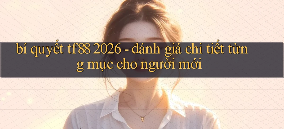 bí quyết tf88 2026   đánh giá chi tiết từng mục cho người mới