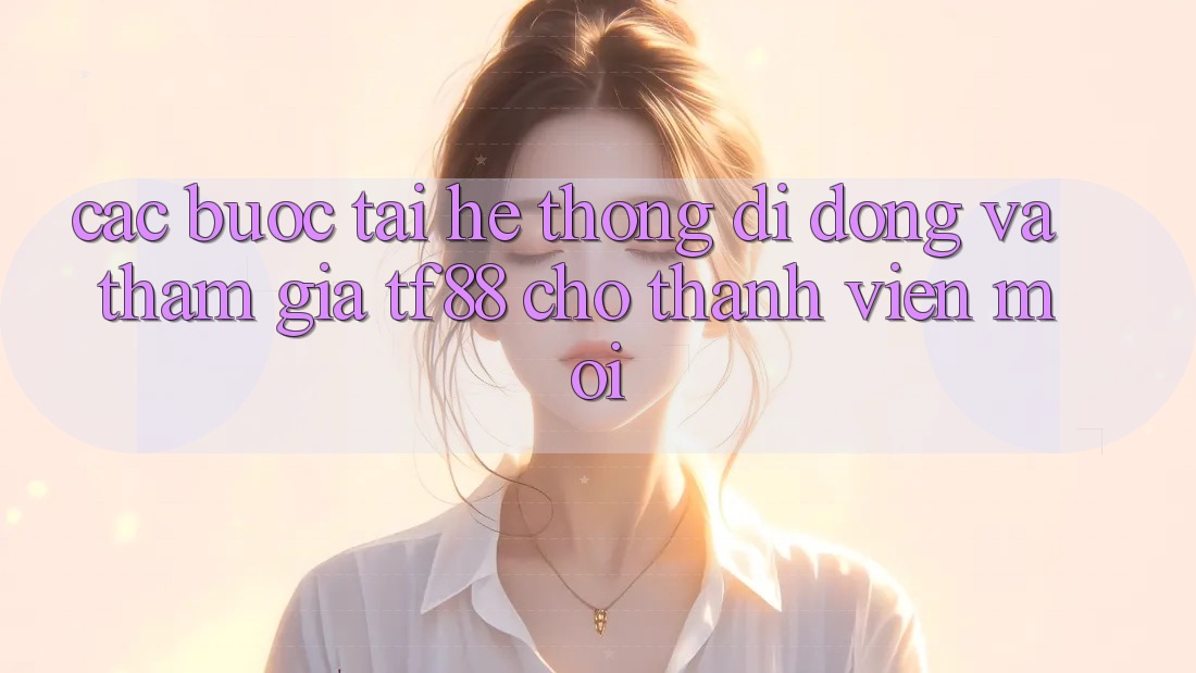 Các bước Tải Hệ thống di động Và Tham Gia TF88 Cho Thành viên Mới