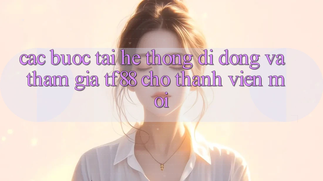 Các bước Tải Hệ thống di động Và Tham Gia TF88 Cho Thành Viên Mới