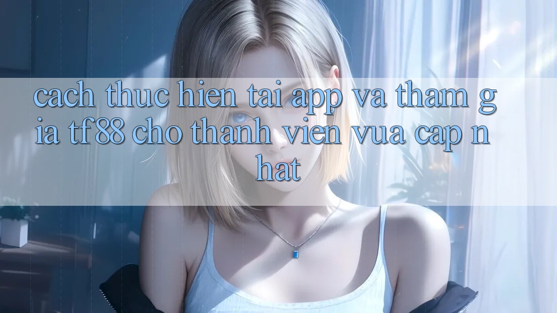 Cách thực hiện Tải App Và Tham Gia TF88 Cho Thành viên Vừa cập nhật
