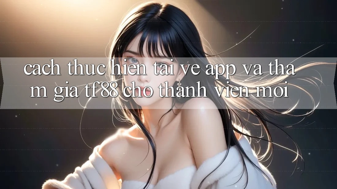 Cách thực hiện Tải về App Và Tham Gia TF88 Cho Thành Viên Mới