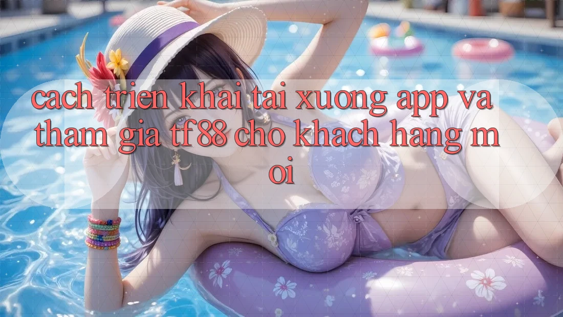 Cách triển khai Tải xuống App Và Tham Gia TF88 Cho Khách hàng Mới