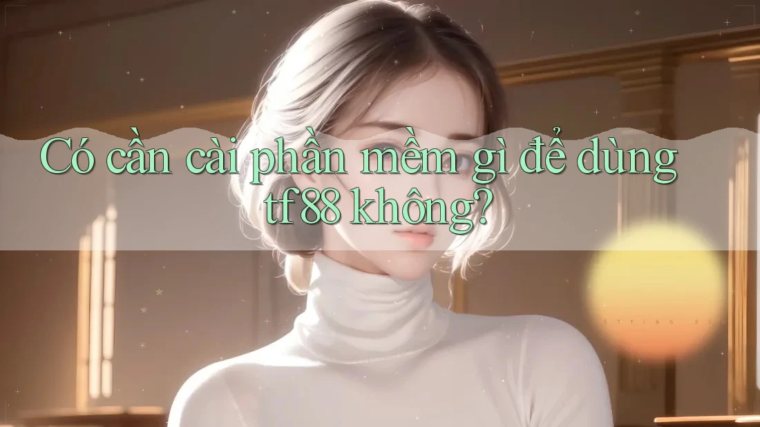 Có cần cài phần mềm gì để dùng tf88 không?