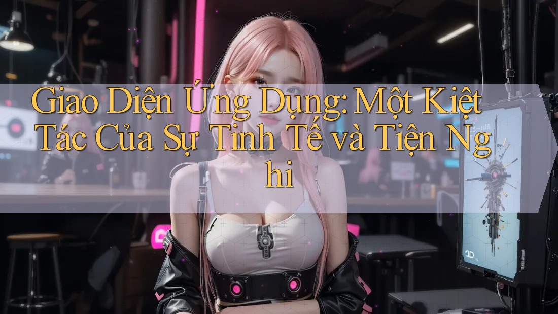 Giao Diện Ứng Dụng: Một Kiệt Tác Của Sự Tinh Tế và Tiện Nghi Giao Diện Ứng Dụng: Một Kiệt Tác Của Sự Tinh Tế và Tiện Nghi