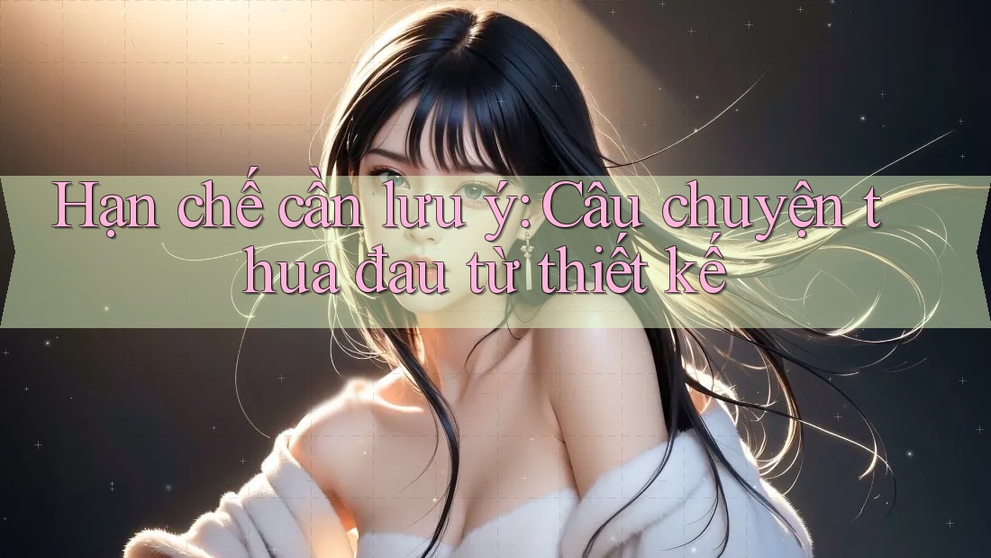 Hạn chế cần lưu ý: Câu chuyện thua đau từ thiết kế