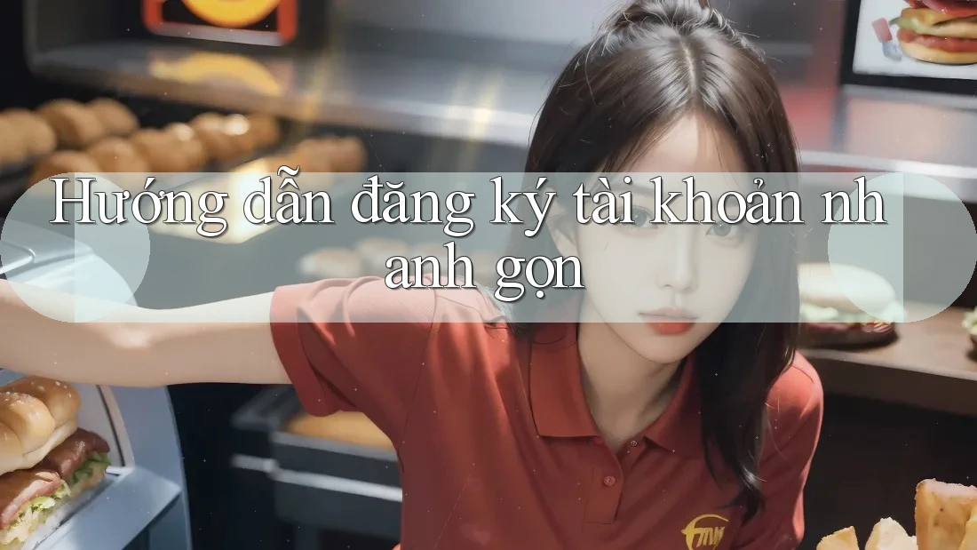 Hướng dẫn đăng ký tài khoản nhanh gọn