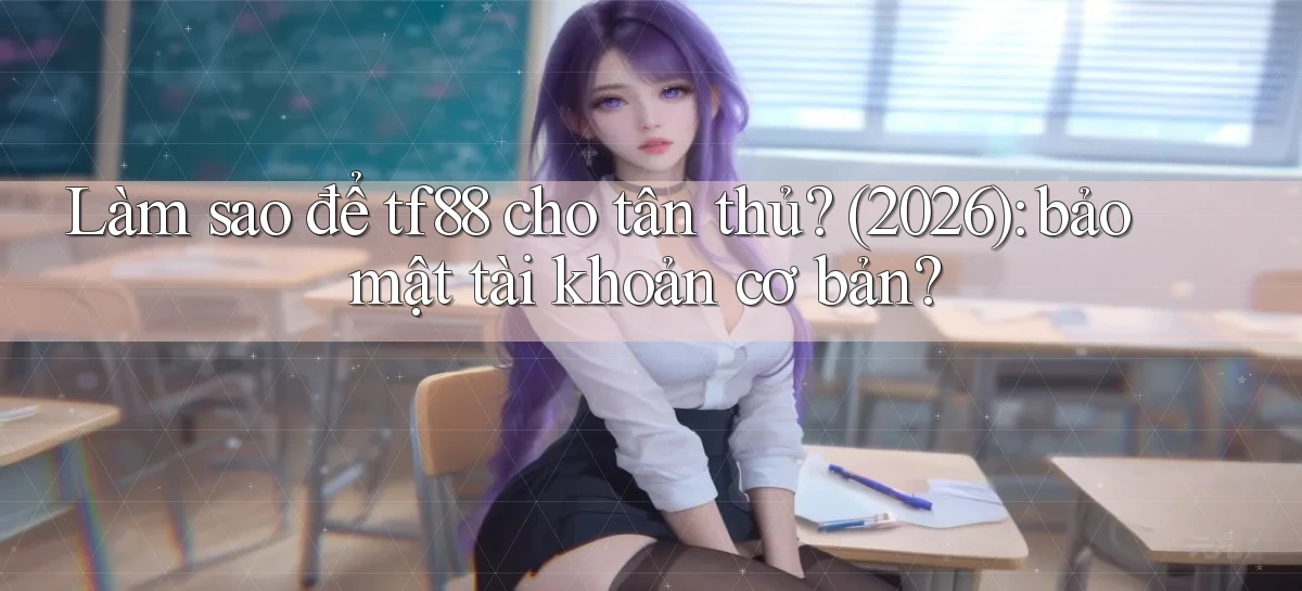 Làm sao để tf88 cho tân thủ (2026) bảo mật tài khoản cơ bản