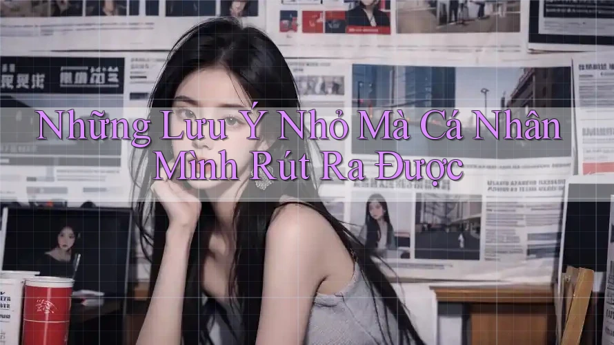 Những Lưu Ý Nhỏ Mà Cá Nhân Mình Rút Ra Được
