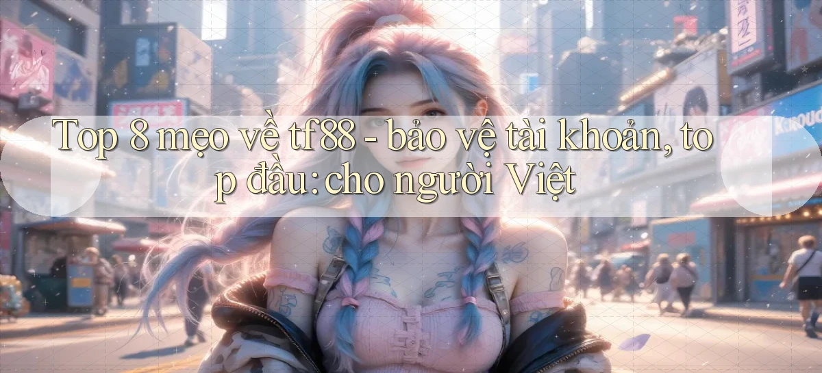 Top 8 mẹo về tf88   bảo vệ tài khoản, top đầu cho người Việt