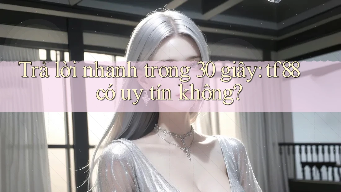 Trả lời nhanh trong 30 giây: tf88 có uy tín không?