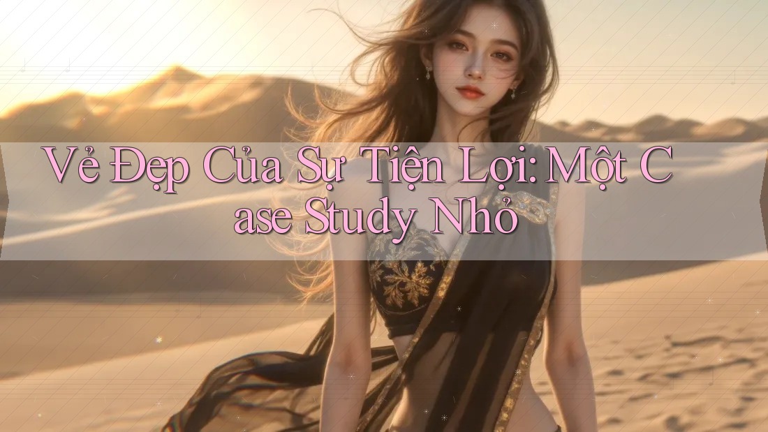 Vẻ Đẹp Của Sự Tiện Lợi: Một Case Study Nhỏ